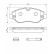 BRAKE PAD SET, DISC BRAKE BP2711 Bosch, Thumbnail 6