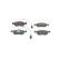 Brake Pad Set, disc brake BP272 Bosch