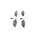 Brake Pad Set, disc brake BP272 Bosch, Thumbnail 2