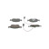 Brake Pad Set, disc brake BP272 Bosch, Thumbnail 3