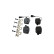 Brake pad set, disc brake BP2720 Bosch, Thumbnail 4