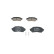 Brake Pad Set, disc brake BP2723 Bosch