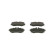 Brake Pad Set, disc brake BP273 Bosch, Thumbnail 4