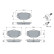 Brake pad set, disc brake BP2736 Bosch, Thumbnail 5