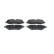 Brake pad set, disc brake BP2739 Bosch