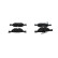 Brake pad set, disc brake BP2740 Bosch, Thumbnail 3