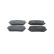 Brake pad set, disc brake BP2749 Bosch