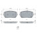 Brake pad set, disc brake BP2749 Bosch, Thumbnail 5