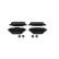 Brake pad set, disc brake BP2752 Bosch