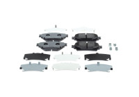 Brake pad set, disc brake BP2754 Bosch