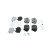 Brake pad set, disc brake BP2754 Bosch, Thumbnail 4
