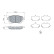 Brake pad set, disc brake BP2754 Bosch, Thumbnail 5