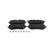 Brake pad set, disc brake BP2757 Bosch