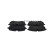 Brake pad set, disc brake BP2757 Bosch, Thumbnail 3