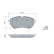 Brake pad set, disc brake BP2757 Bosch, Thumbnail 5