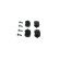 Brake pad set, disc brake BP2760 Bosch, Thumbnail 2