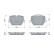 Brake pad set, disc brake BP2768 Bosch, Thumbnail 5