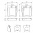 Brake Pad Set, disc brake BP277 Bosch, Thumbnail 6