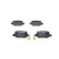 Brake Pad Set, disc brake BP278 Bosch, Thumbnail 4