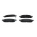 Brake pad set, disc brake BP2780 Bosch