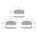 Brake pad set, disc brake BP2780 Bosch, Thumbnail 5