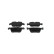 Brake pad set, disc brake BP2785 Bosch