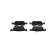 Brake pad set, disc brake BP2785 Bosch, Thumbnail 3