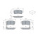 Brake pad set, disc brake BP2786 Bosch