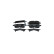 Brake pad set, disc brake BP2786 Bosch, Thumbnail 2