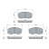 Brake pad set, disc brake BP2788 Bosch, Thumbnail 5