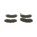 Brake Pad Set, disc brake BP279 Bosch, Thumbnail 6