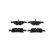 Brake pad set, disc brake BP2791 Bosch, Thumbnail 5