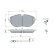 Brake pad set, disc brake BP2792 Bosch, Thumbnail 5