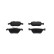 Brake pad set, disc brake BP2793 Bosch