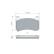 Brake pad set, disc brake BP2795 Bosch, Thumbnail 5