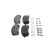 Brake pad set, disc brake BP2817 Bosch, Thumbnail 2