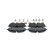 Brake pad set, disc brake BP2817 Bosch, Thumbnail 3
