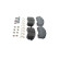 Brake pad set, disc brake BP2817 Bosch, Thumbnail 4