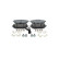 Brake pad set, disc brake BP2818 Bosch