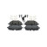 Brake pad set, disc brake BP2818 Bosch, Thumbnail 3