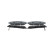 Brake pad set, disc brake BP2819 Bosch