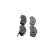 Brake pad set, disc brake BP2819 Bosch, Thumbnail 4