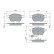 Brake pad set, disc brake BP2820 Bosch, Thumbnail 5
