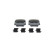 Brake pad set, disc brake BP2821 Bosch