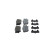 Brake pad set, disc brake BP2821 Bosch, Thumbnail 2