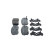 Brake pad set, disc brake BP2823 Bosch, Thumbnail 2