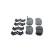 Brake pad set, disc brake BP2823 Bosch, Thumbnail 4