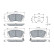 Brake pad set, disc brake BP2823 Bosch, Thumbnail 5