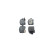 Brake pad set, disc brake BP2825 Bosch, Thumbnail 2