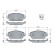 Brake pad set, disc brake BP2830 Bosch, Thumbnail 5